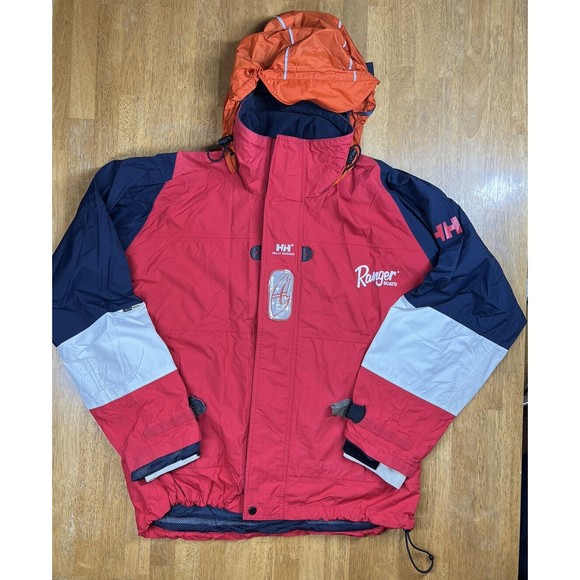 HELLY HANSEN HELLY TECH Waterproof Mens M Ranger Boats Tournament Team Rain Coat - Picture 2 of 8